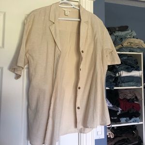 Oversized linen shirt